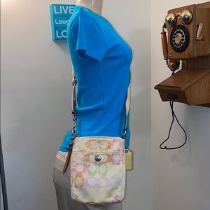 Authentic Coach scribble C Crossbody Purse